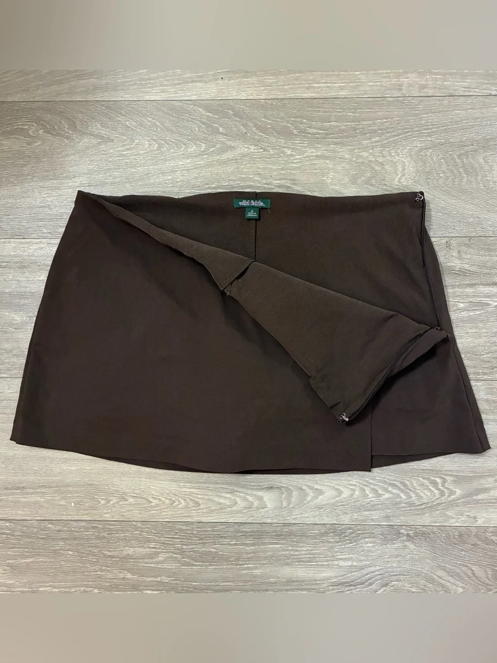 Black & Brown Mini Skirt Duo